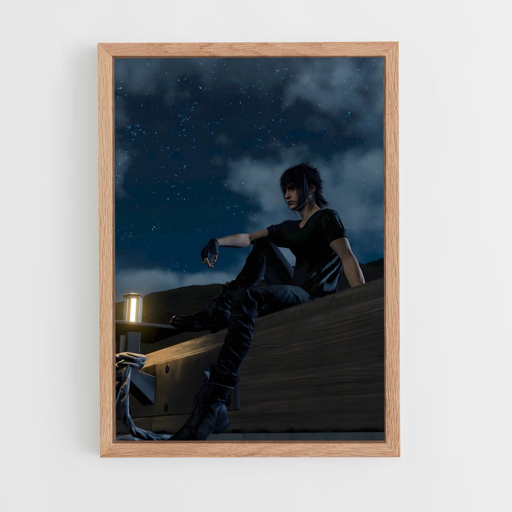 Poster Étoiles Vagabondes – affiche Final Fantasy (vue 4)