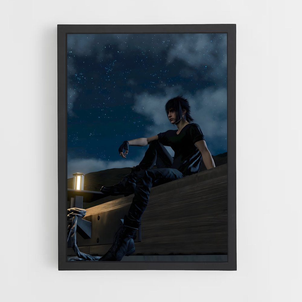 Poster Étoiles Vagabondes – affiche Final Fantasy (vue 2)