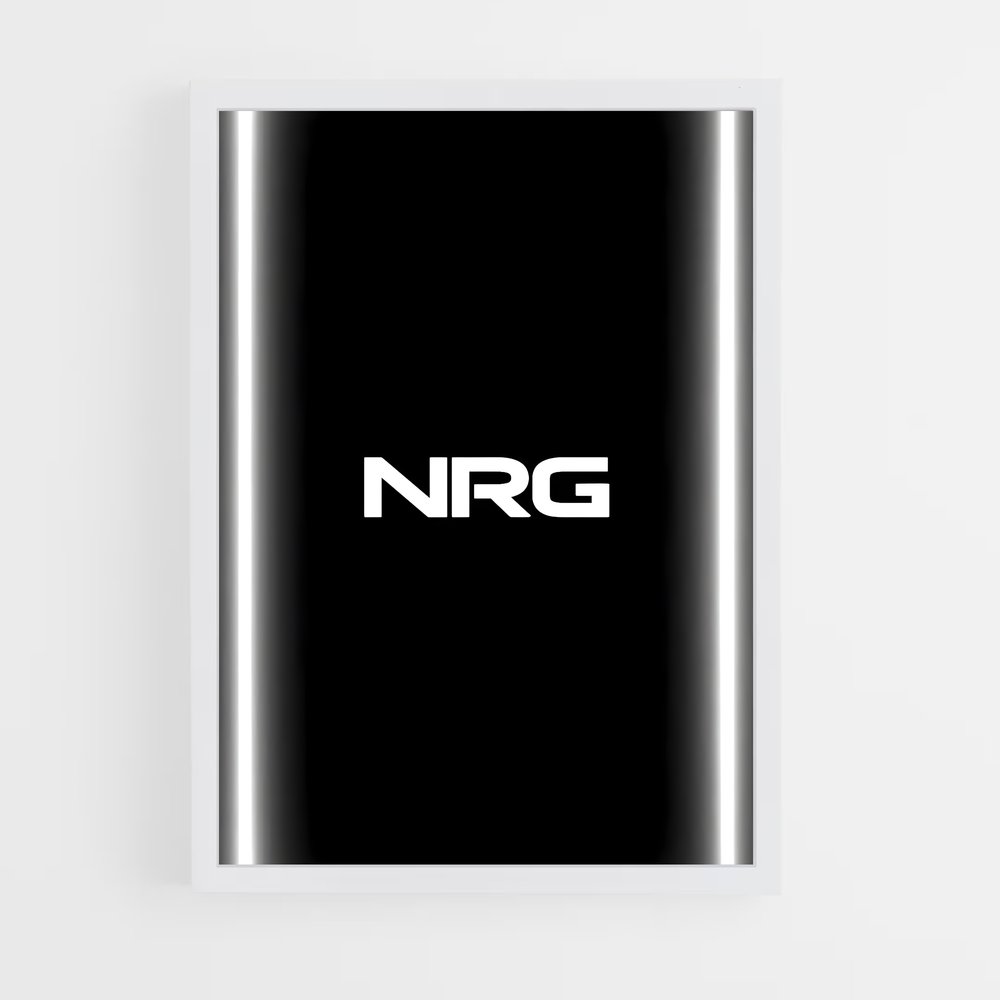Poster NRG Power – affiche Esports (vue 3)