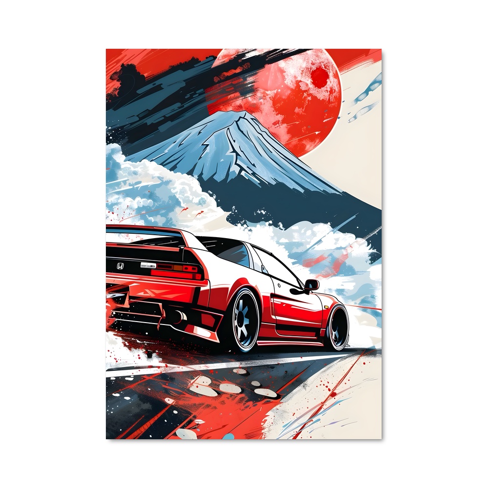 Poster Nsx Rouge