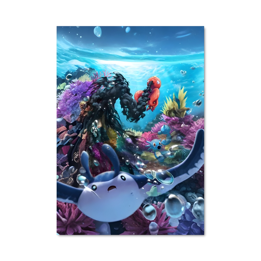Poster Octopus Adventure – affiche Pokemon