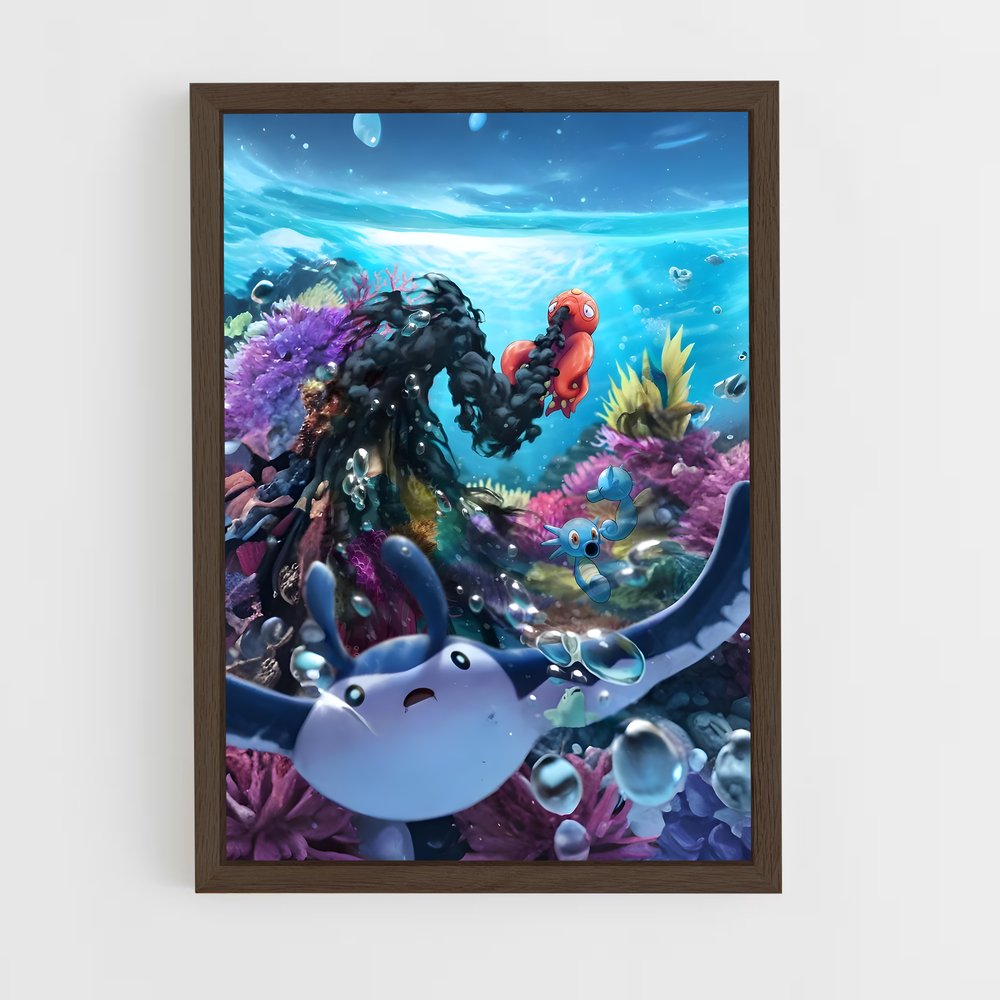 Poster Octopus Adventure – affiche Pokemon (vue 5)