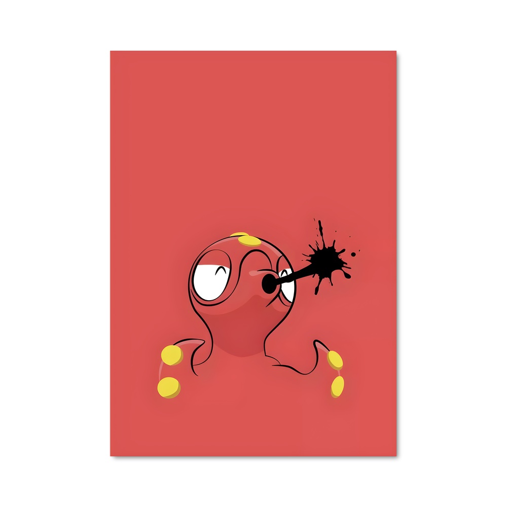 Poster Octopus Party – affiche Pokemon