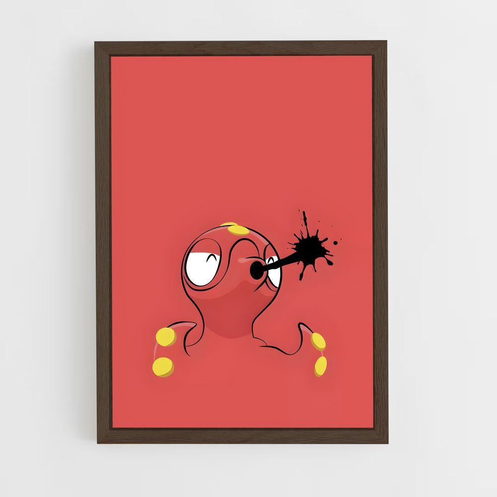 Poster Octopus Party – affiche Pokemon (vue 5)