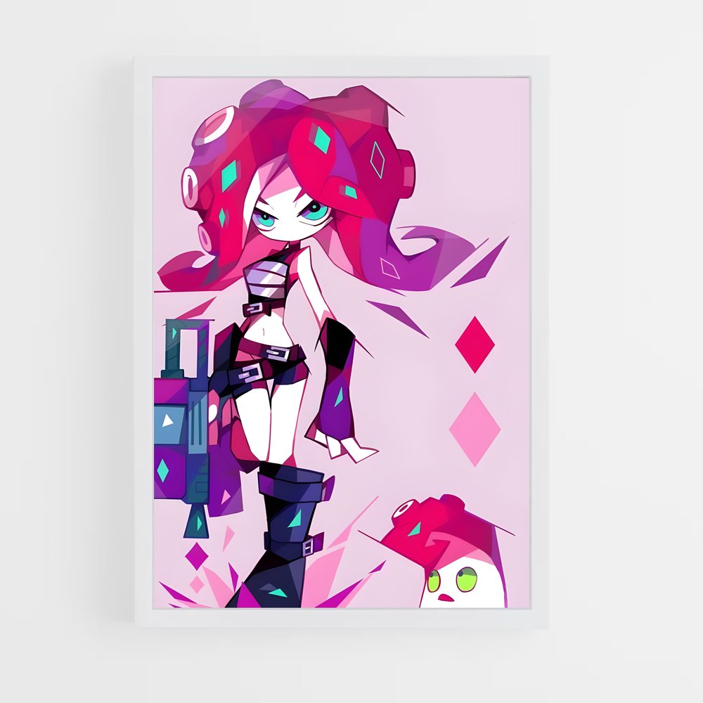 Poster Octoling Photographer – affiche Splatoon (vue 3)