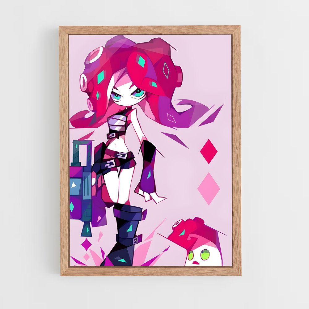 Poster Octoling Photographer – affiche Splatoon (vue 4)