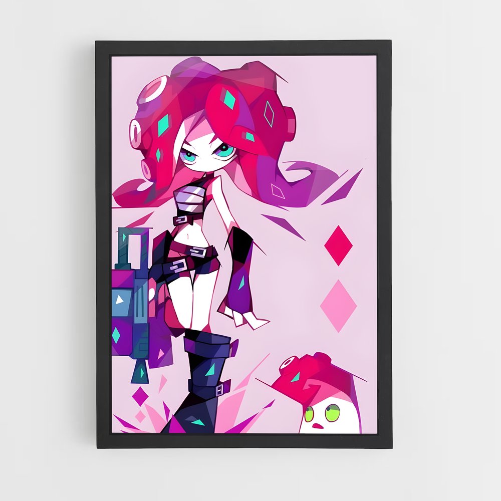 Poster Octoling Photographer – affiche Splatoon (vue 2)