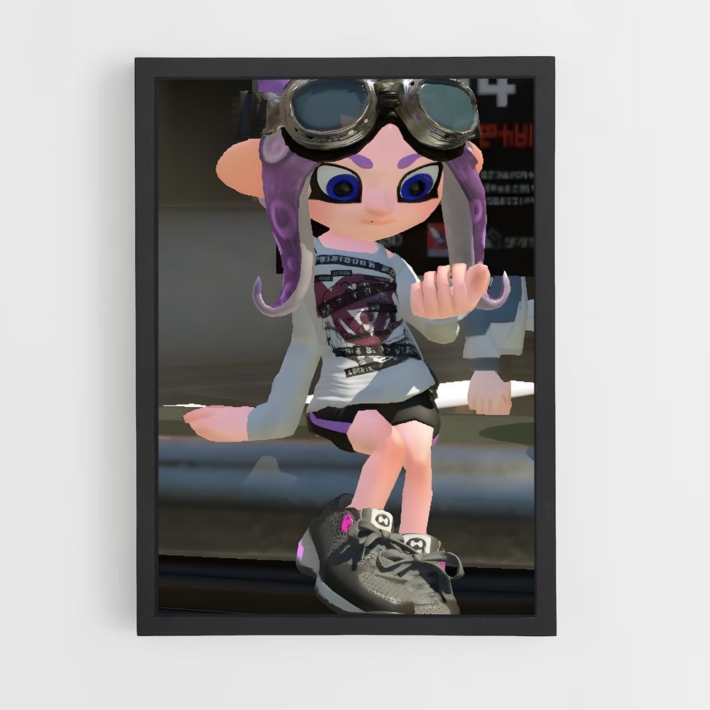 Poster Skate & Splash – affiche Splatoon (vue 2)