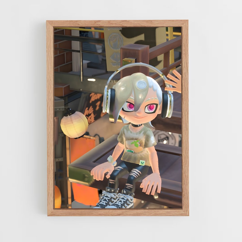Poster Skate et Son – affiche Splatoon (vue 4)