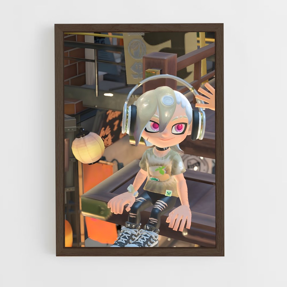 Poster Skate et Son – affiche Splatoon (vue 5)