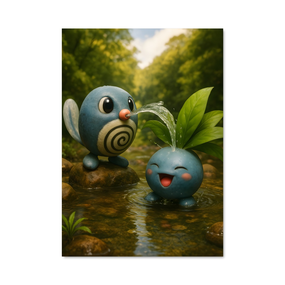 Poster Douceur Aquatique – affiche Pokemon