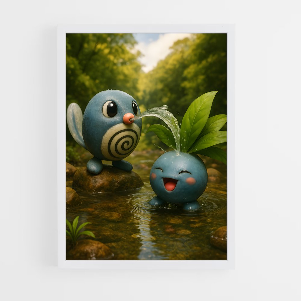 Poster Douceur Aquatique – affiche Pokemon (vue 3)