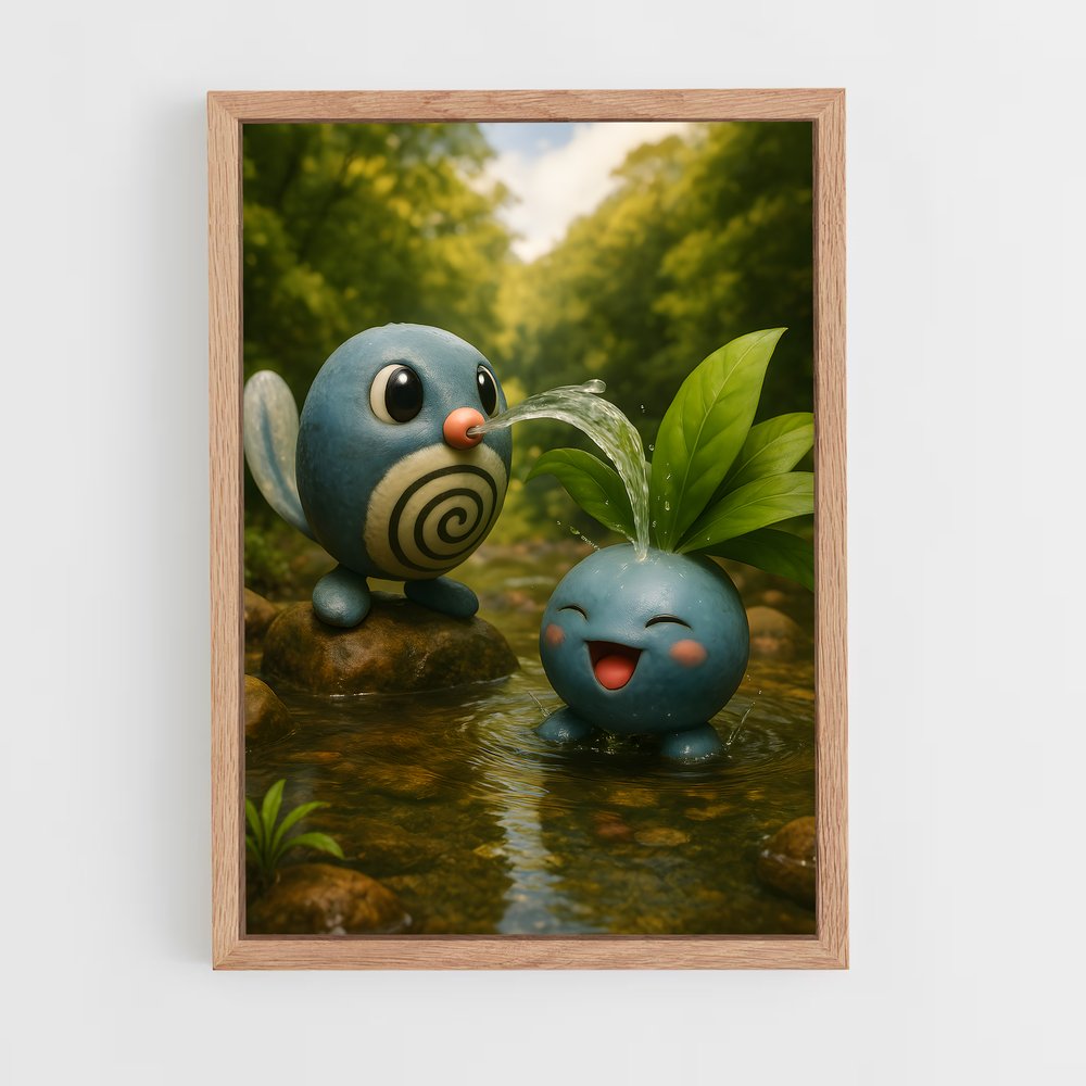 Poster Douceur Aquatique – affiche Pokemon (vue 4)