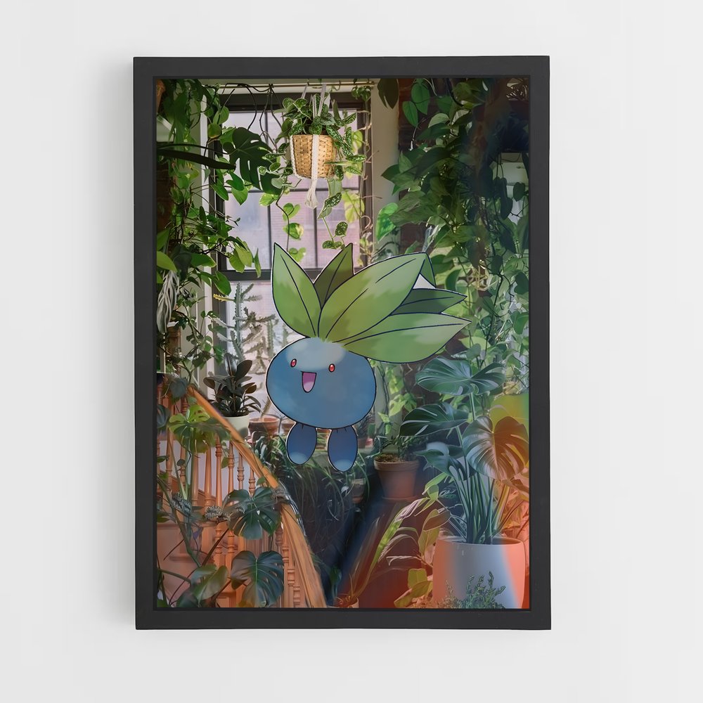 Poster Oddish & Bluebird – affiche Pokemon (vue 2)