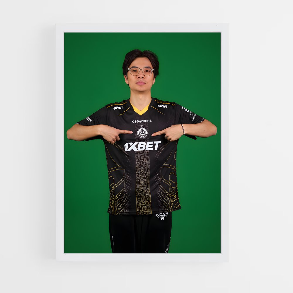 Poster style de met – affiche Esports (vue 3)