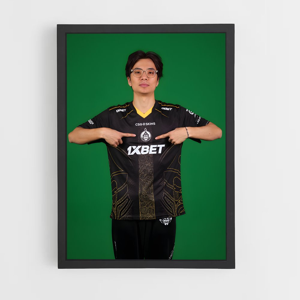 Poster style de met – affiche Esports (vue 2)