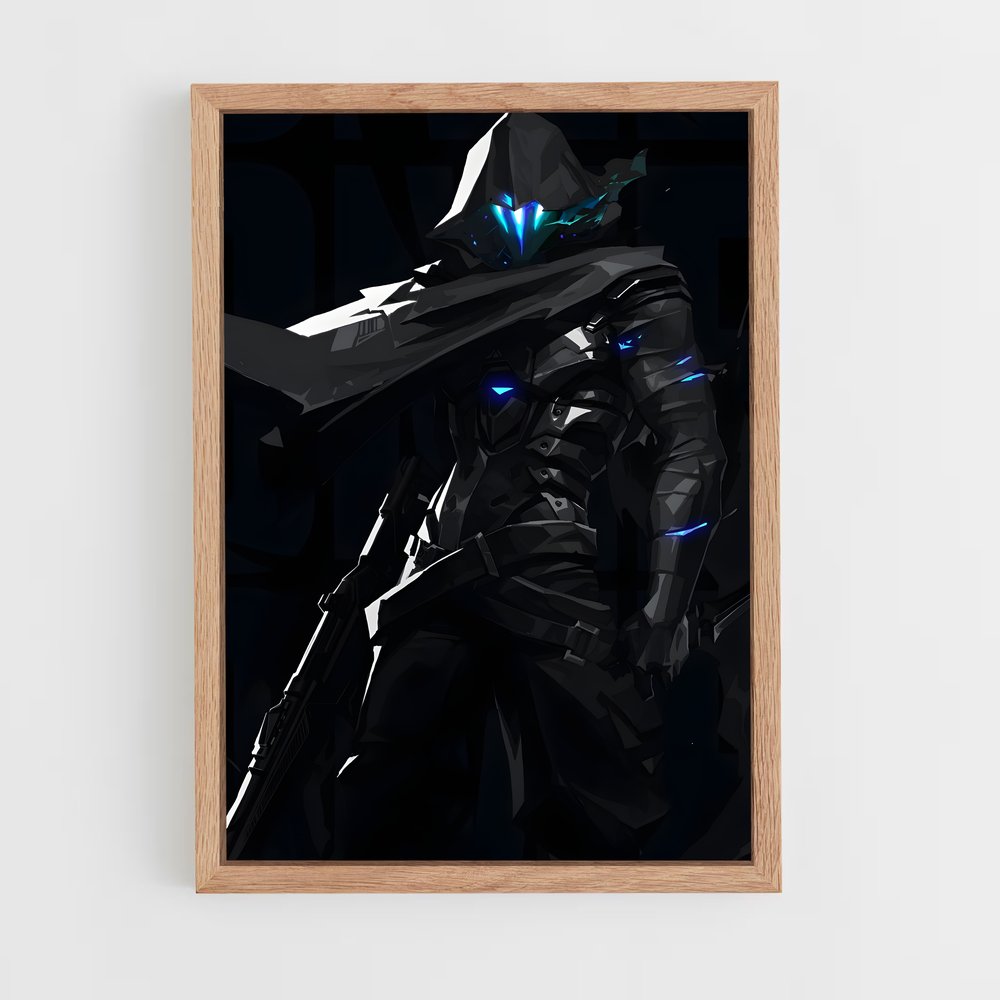 Poster Omen hommage – affiche Valorant (vue 4)