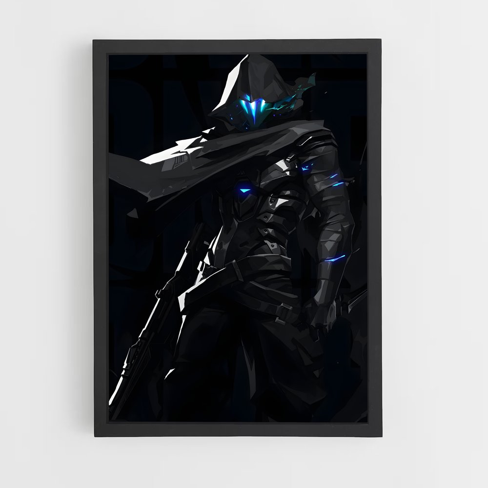 Poster Omen hommage – affiche Valorant (vue 2)