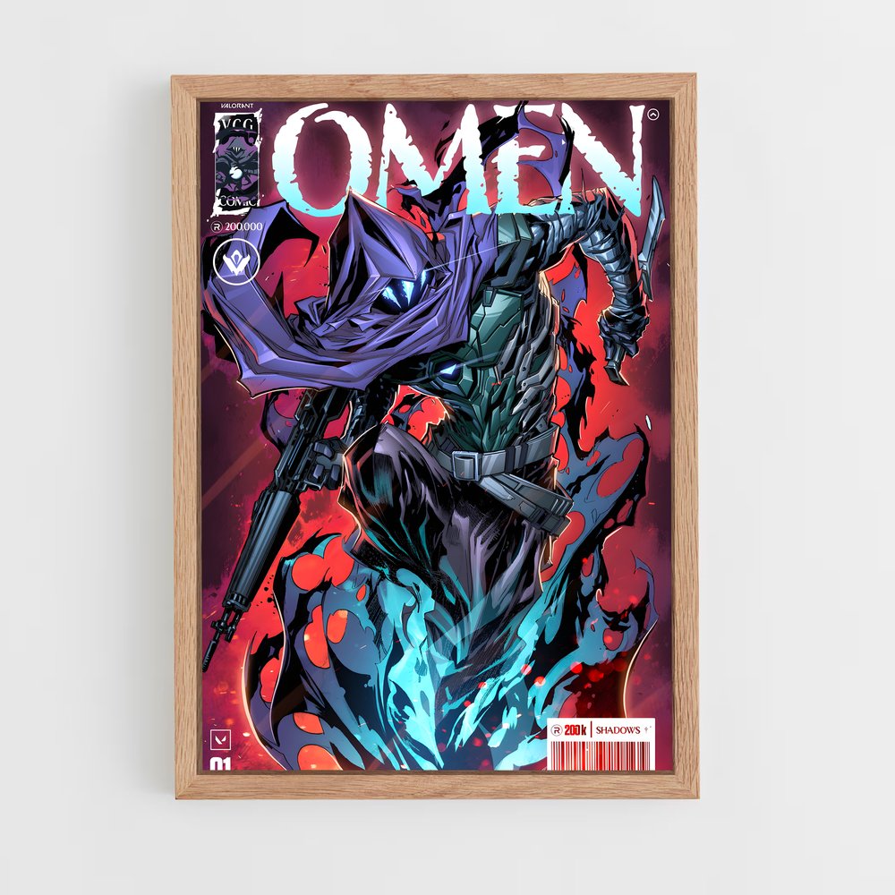 Poster Omen: Gotham Noir – affiche Valorant (vue 4)