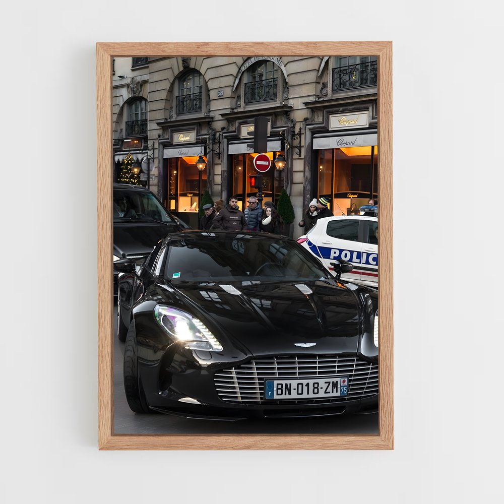Poster Black & Blue – affiche Aston Martin (vue 4)