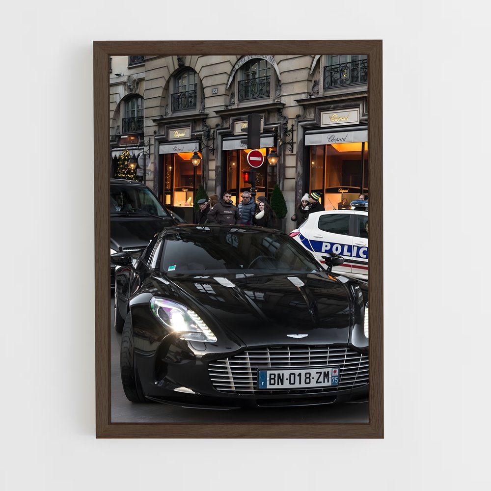 Poster Black & Blue – affiche Aston Martin (vue 5)