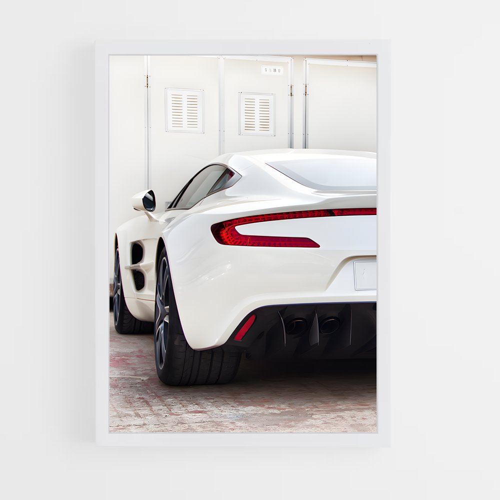 Poster beauté blanche – affiche Aston Martin (vue 3)