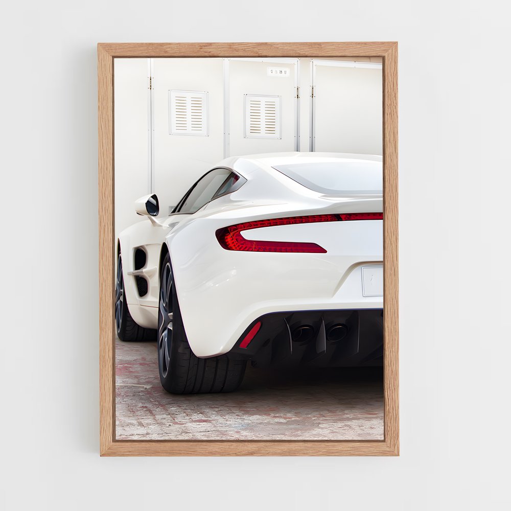 Poster beauté blanche – affiche Aston Martin (vue 4)
