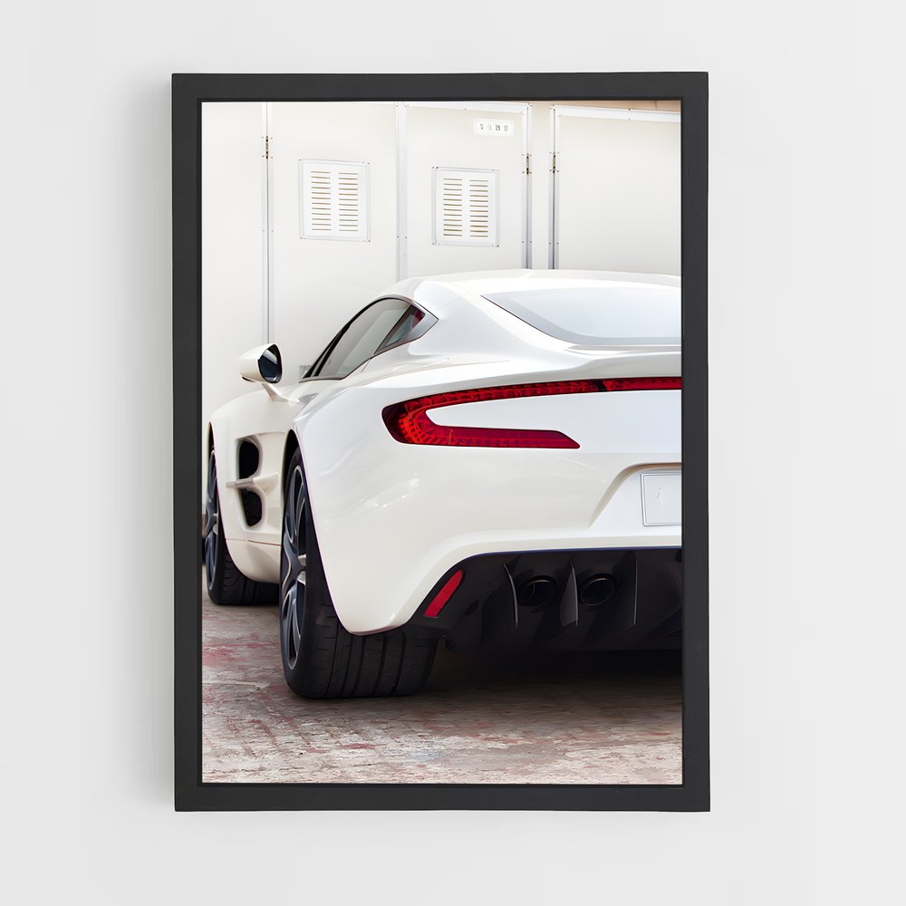 Poster beauté blanche – affiche Aston Martin (vue 2)