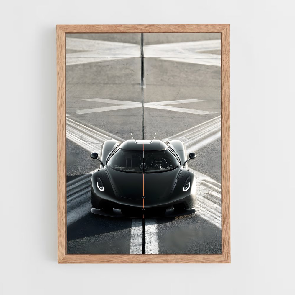 Poster One route – affiche Koenigsegg (vue 4)