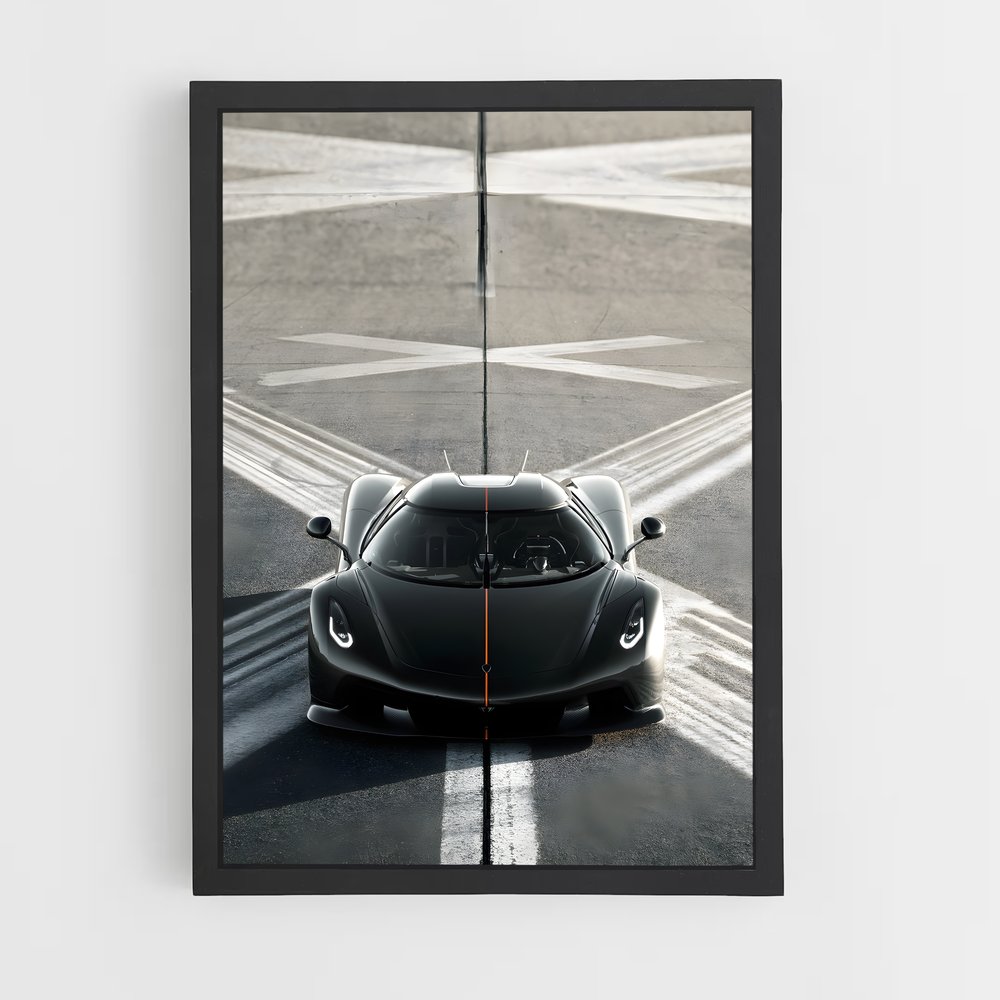 Poster One route – affiche Koenigsegg (vue 2)
