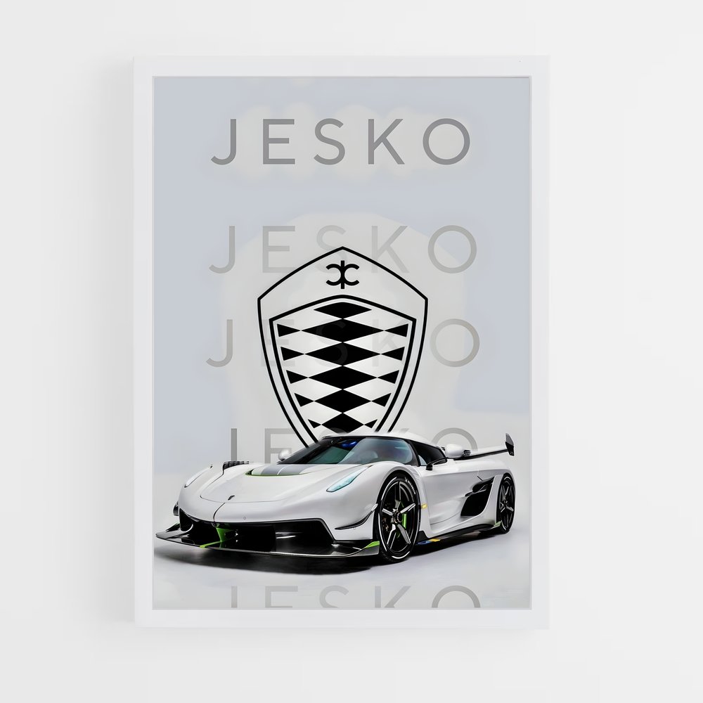 Poster One road – affiche Koenigsegg (vue 3)