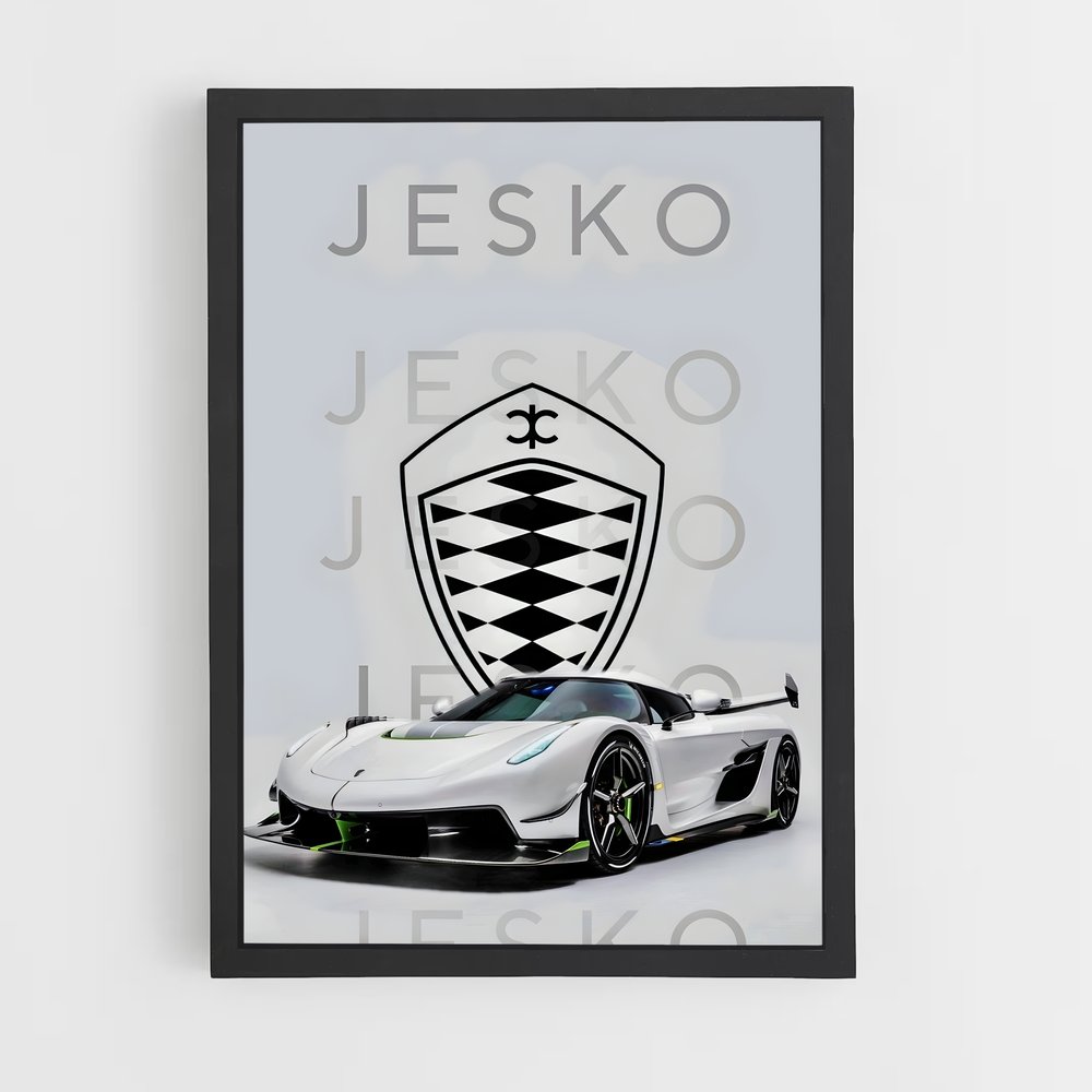 Poster One road – affiche Koenigsegg (vue 2)