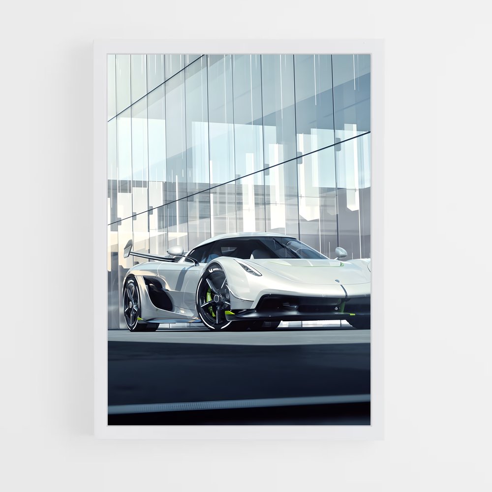 Poster Future Drive – affiche Koenigsegg (vue 3)