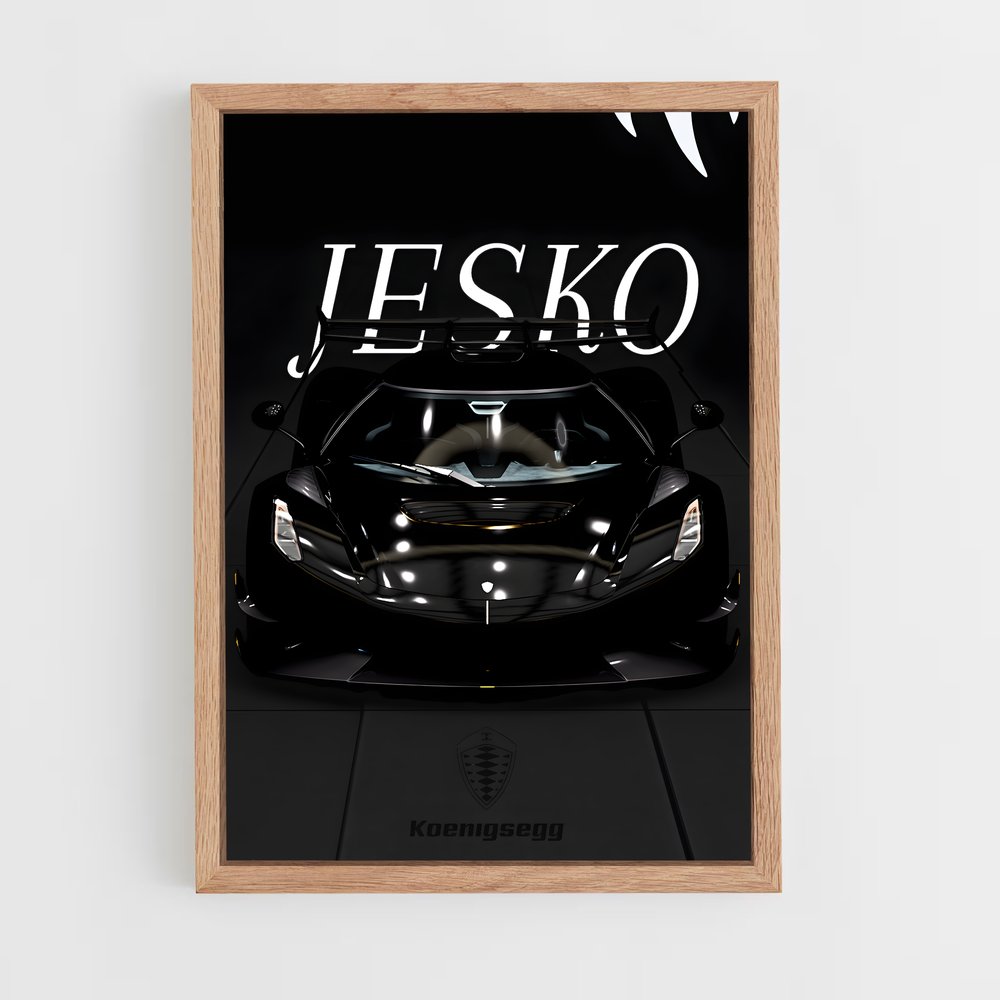 Poster Jeko Racing – affiche Koenigsegg (vue 4)