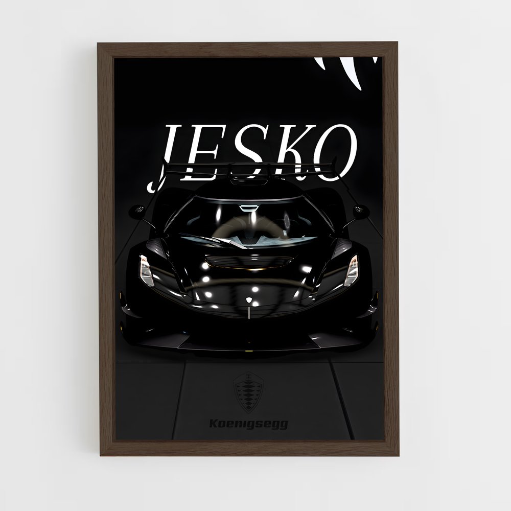 Poster Jeko Racing – affiche Koenigsegg (vue 5)