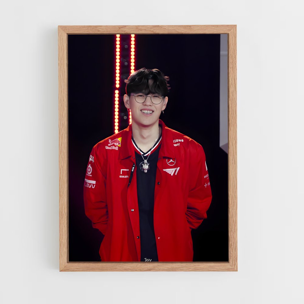 Poster Rouge et Lunettes – affiche Esports (vue 4)