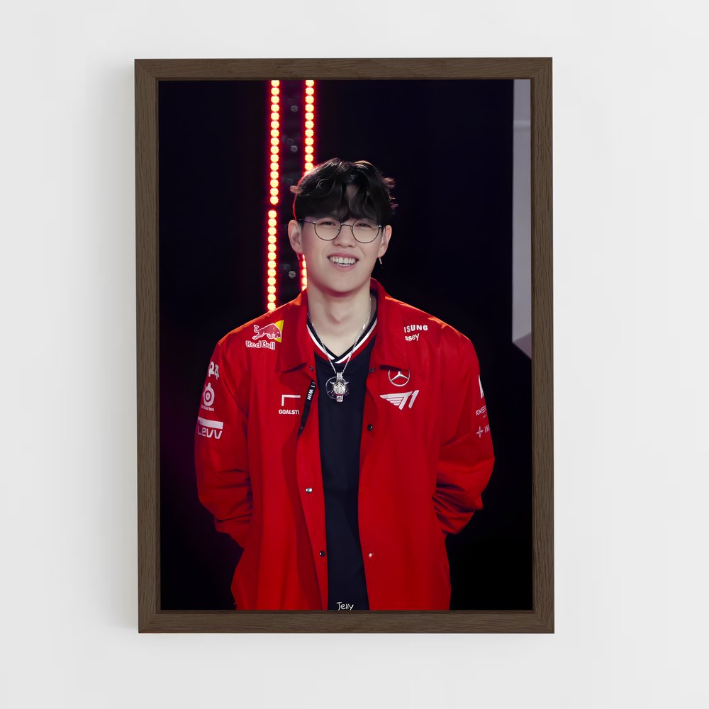 Poster Rouge et Lunettes – affiche Esports (vue 5)