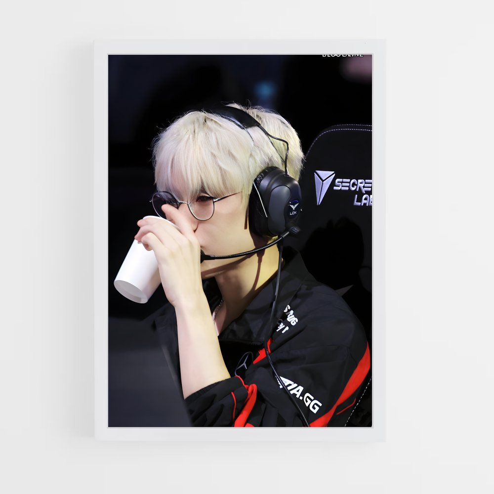 Poster Chill & Vibe – affiche Esports (vue 3)