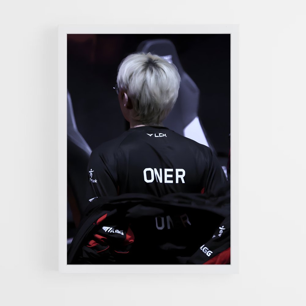 Poster Oner mode – affiche Esports (vue 3)