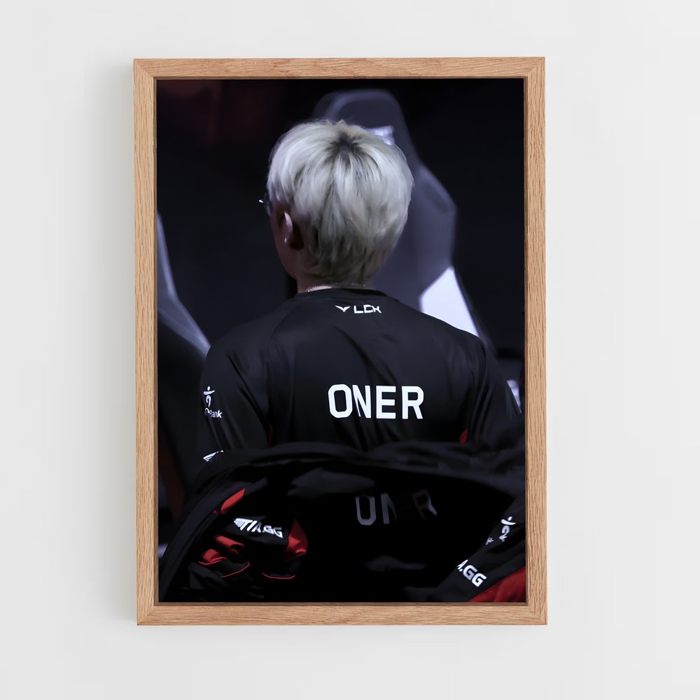 Poster Oner mode – affiche Esports (vue 4)