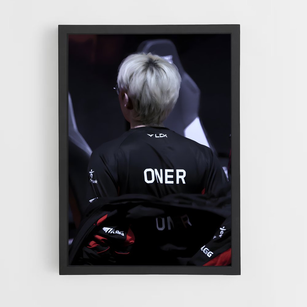 Poster Oner mode – affiche Esports (vue 2)