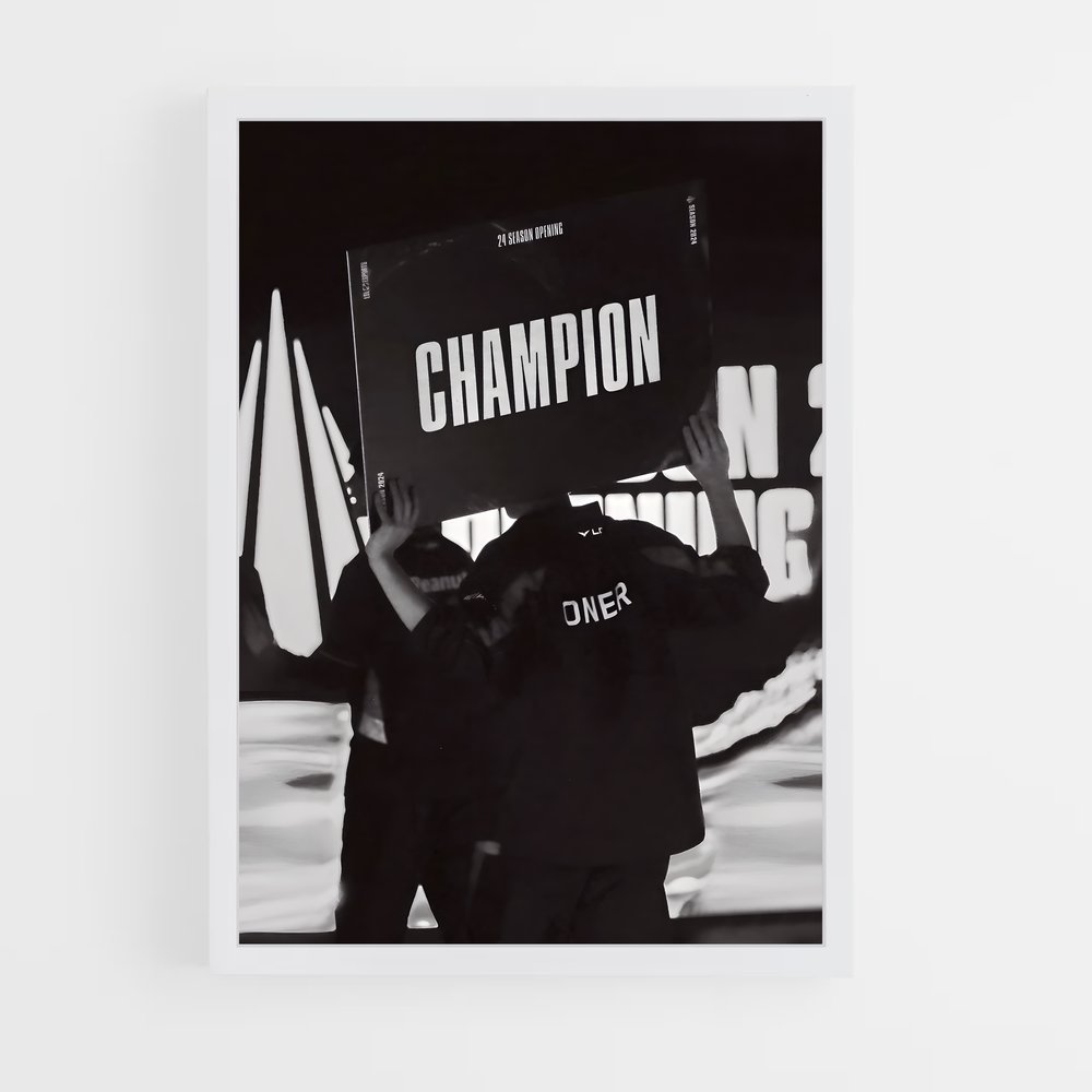 Poster Champion Spirit – affiche Esports (vue 3)