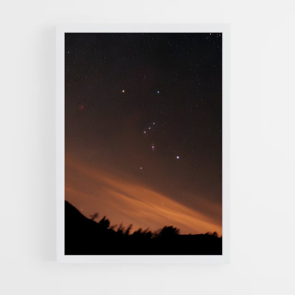 Poster Étoiles d'Orion – affiche Constellations (vue 3)