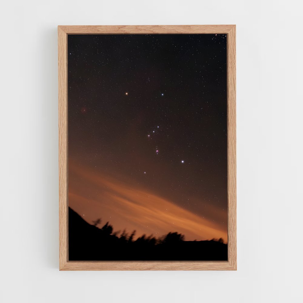 Poster Étoiles d'Orion – affiche Constellations (vue 4)