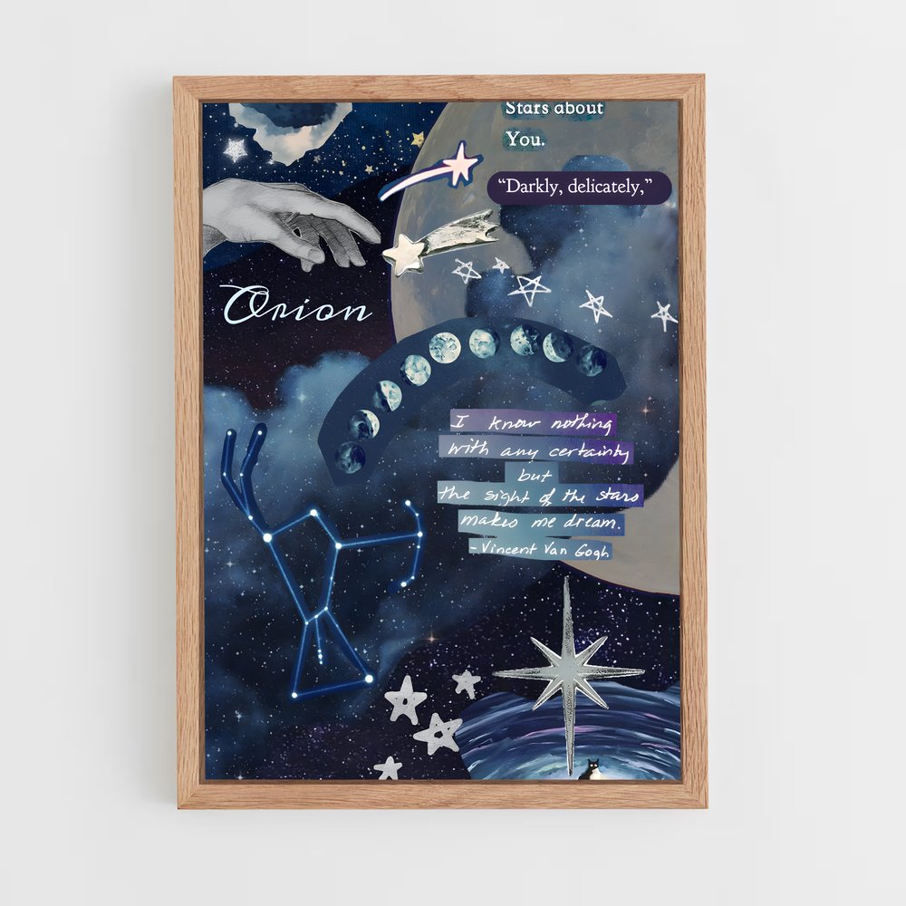 Poster Étoiles Entre Nous – affiche Constellations (vue 4)