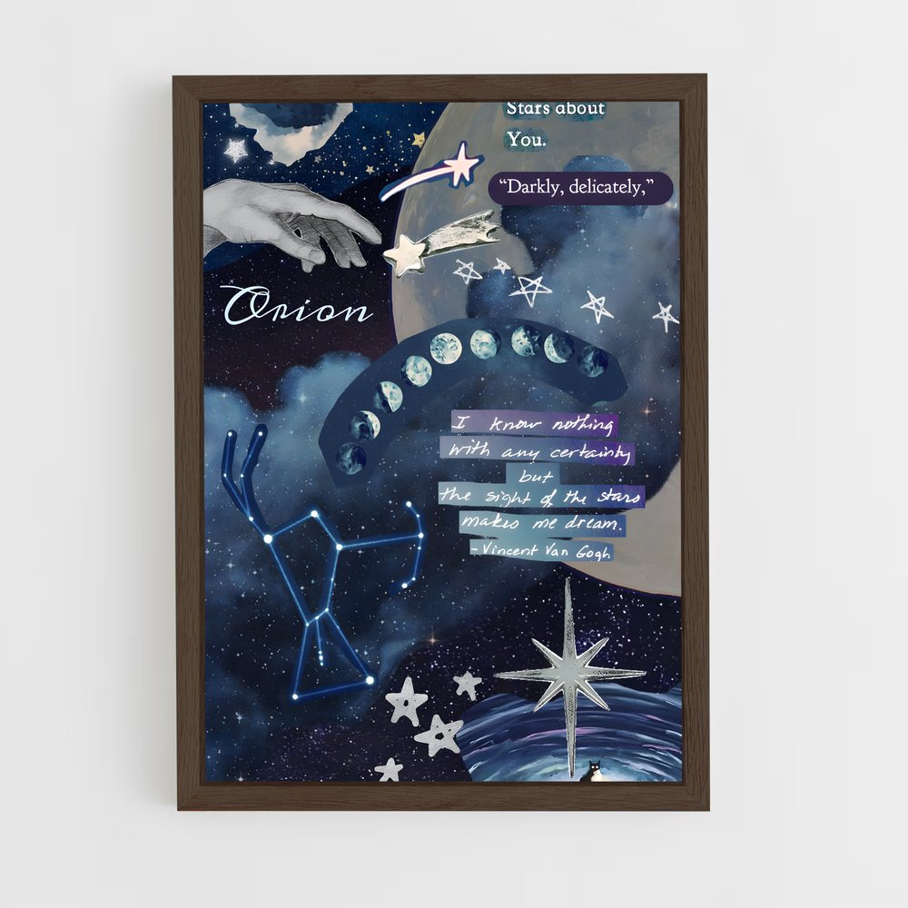 Poster Étoiles Entre Nous – affiche Constellations (vue 5)