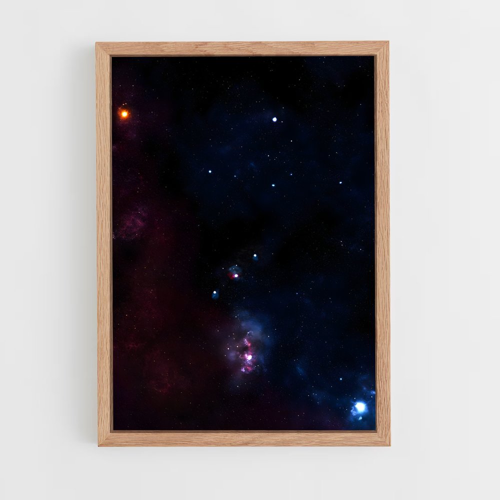 Poster Étoiles de la Nébuleuse – affiche Constellations (vue 4)