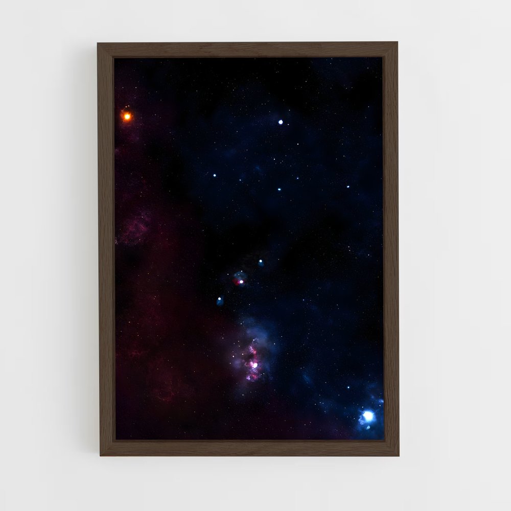 Poster Étoiles de la Nébuleuse – affiche Constellations (vue 5)