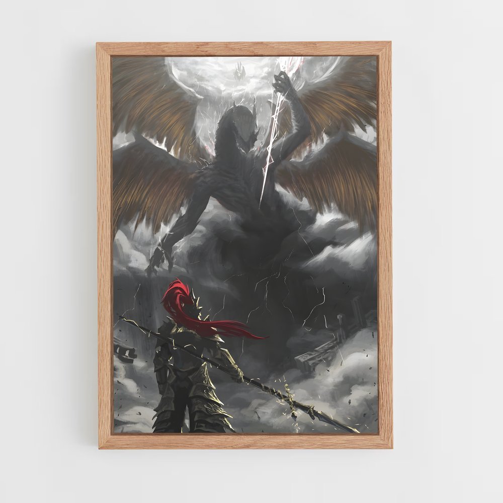 Poster Ornstein Affrontez – affiche Dark souls (vue 4)