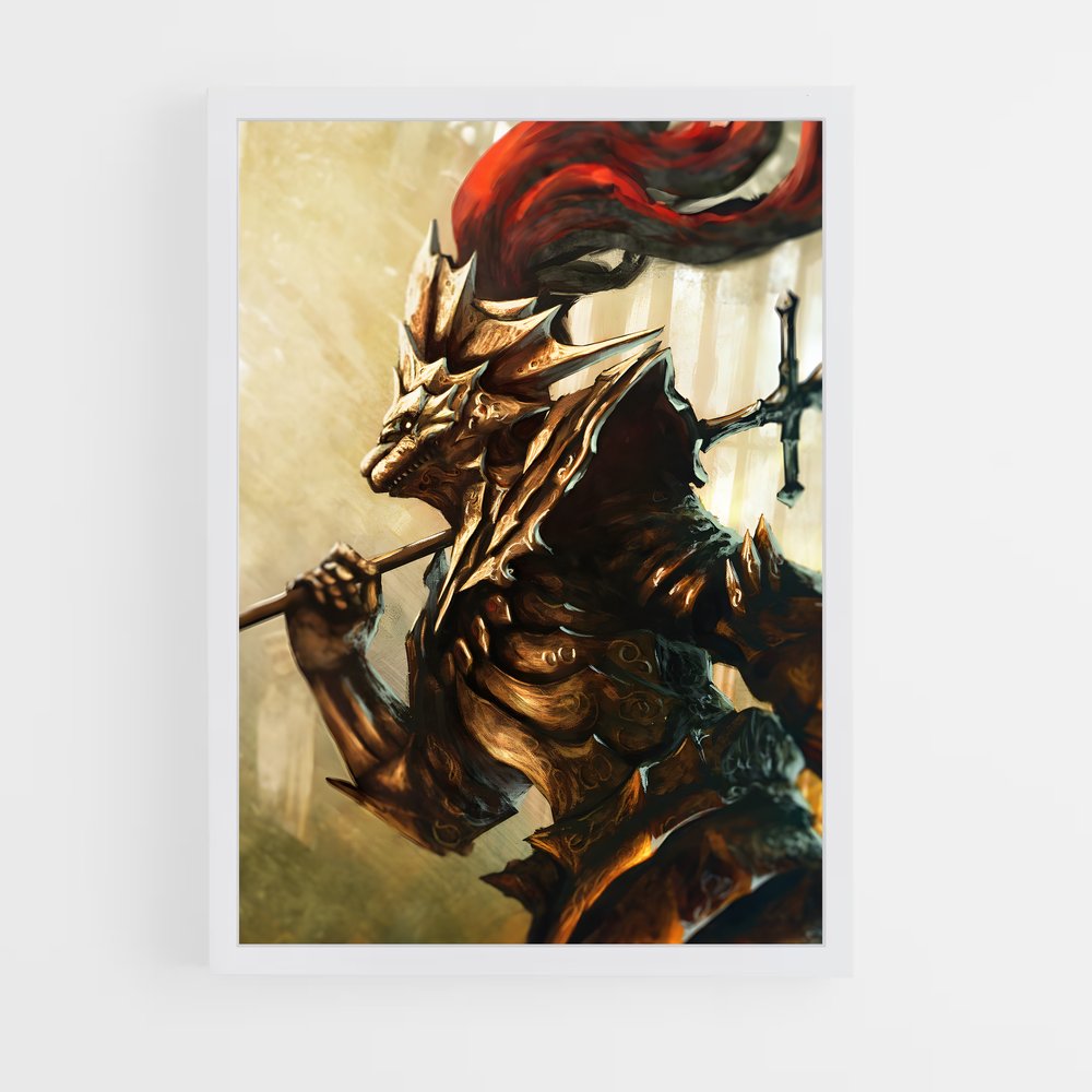 Poster Garde Éternelle – affiche Dark souls (vue 3)